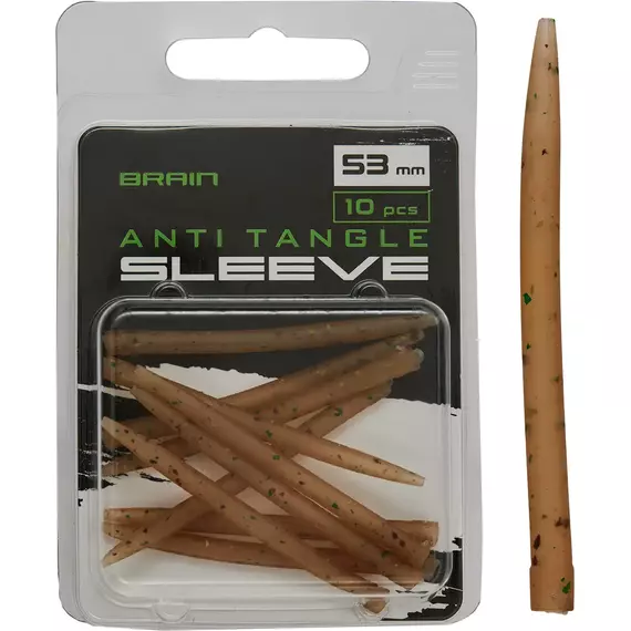 Протизакручувач Brain Anti Tangle Sleeve 53mm (10 шт / уп) Brown SGXA-CA03-53, фото 